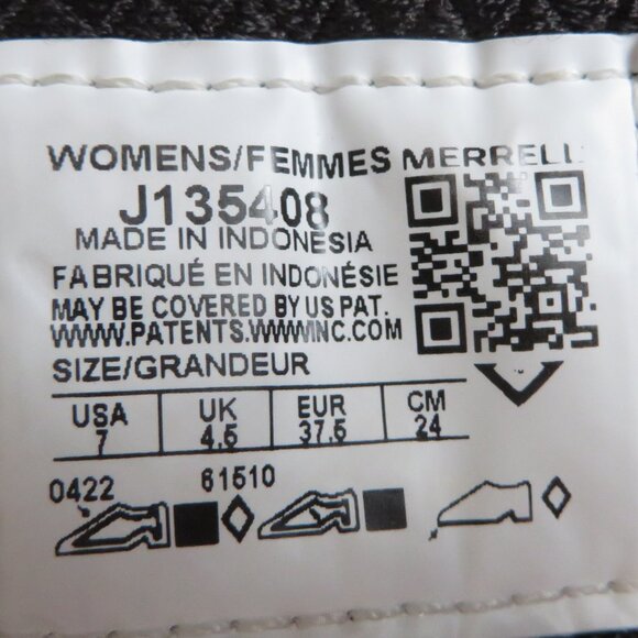 Merrell Women's Moab Speed Hiking/Athletic Shoes Size 7 Gray/Puple J135408 - Picture 10 of 10